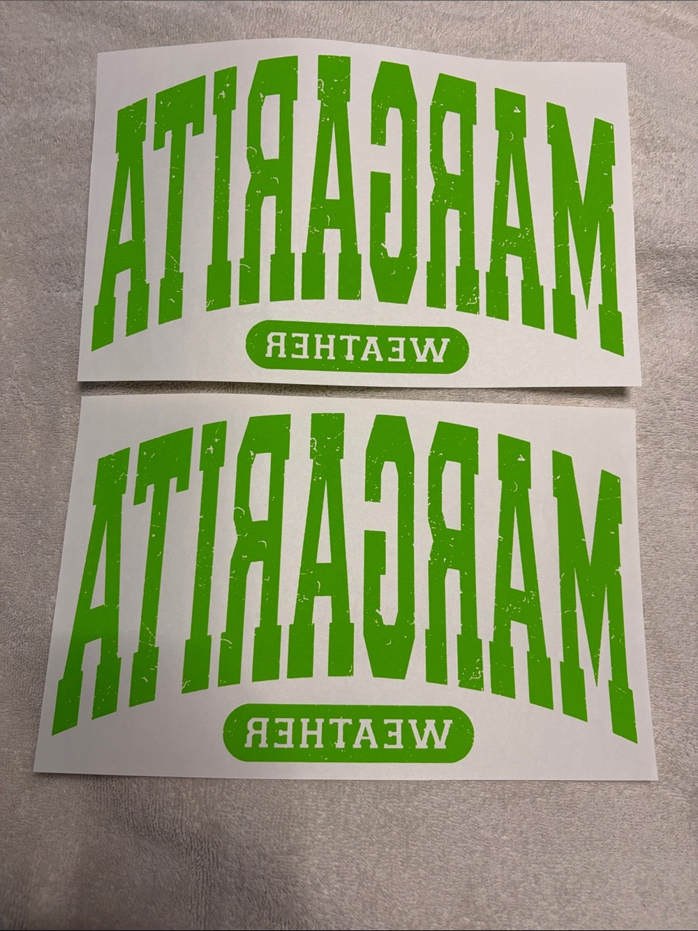 MAGRARITA Weather Decal Set in Bright Green - 2 Pack
